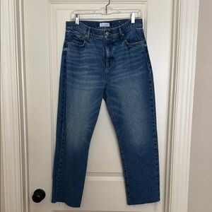 LOFT Women's Straight Leg Jeans - Dark Blue